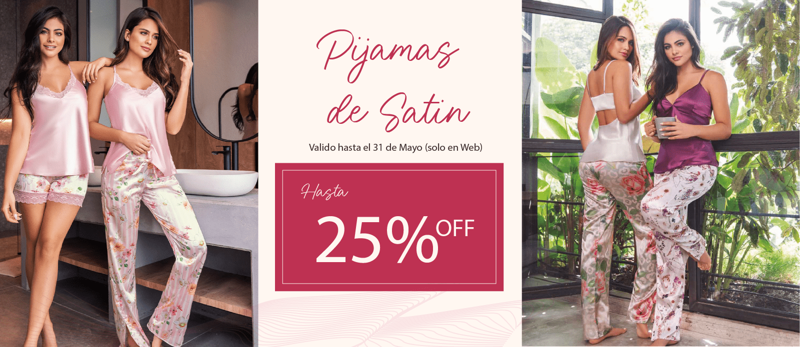 Pijamas de satin